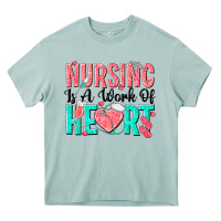 Arona nursing is a work of heart Heavy Core Tee - texasbilliewilder