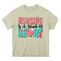 Mossy nursing is a work of heart Heavy Core Tee - texasbilliewilder