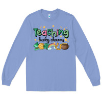 Colony Blue teaching lucky charm Long Sleeve Tee - MaliasSmallBusiness