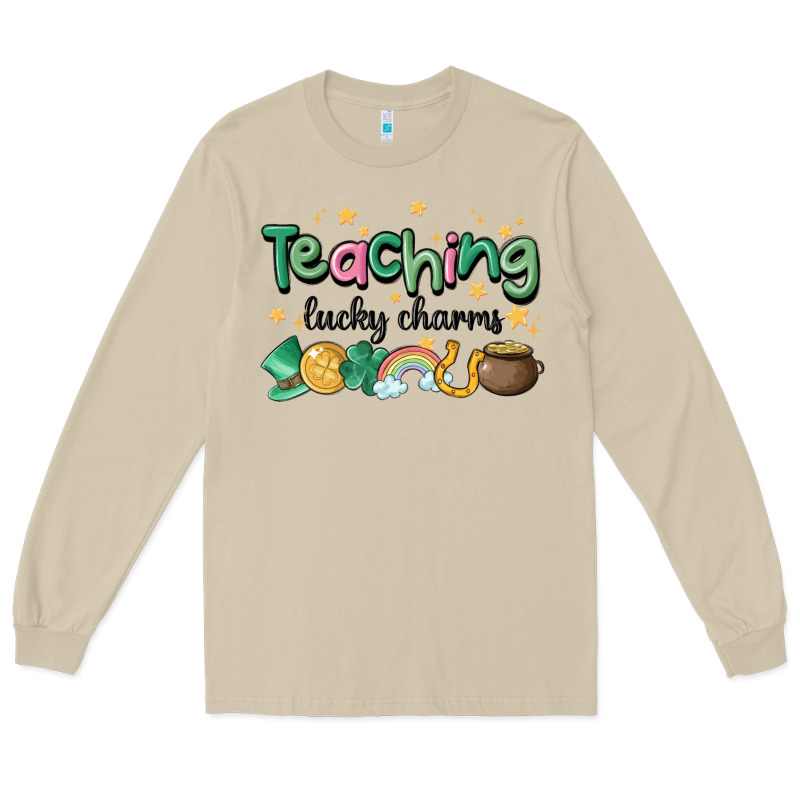 Teaching Lucky Charm Long Sleeve Tee by MaliasSmallBusiness | Teevron