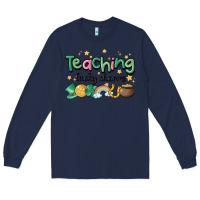 Navy teaching lucky charm Long Sleeve Tee - MaliasSmallBusiness