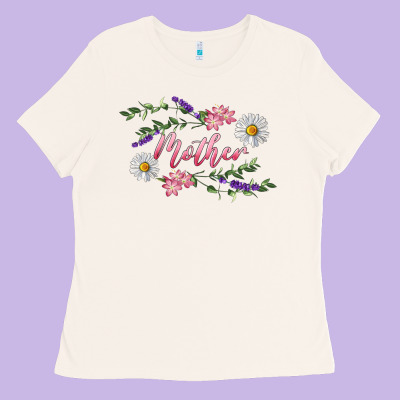 Floral Mother Ladies Tee Designed By Ranaportraitstore