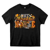 Black one thankful nurse Heavy Core Tee - texasbilliewilder