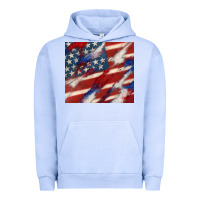 Pigment Grape Ice American flag glitter 4th of july Urban Hoodie - CowGirlArtShop