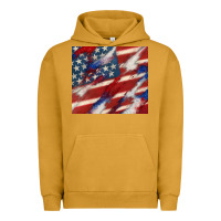 Pigment Peanut Butter American flag glitter 4th of july Urban Hoodie - CowGirlArtShop