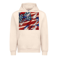 Sandshell American flag glitter 4th of july Urban Hoodie - CowGirlArtShop