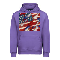 Tulip American flag glitter 4th of july Urban Hoodie - CowGirlArtShop