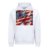White American flag glitter 4th of july Urban Hoodie - CowGirlArtShop