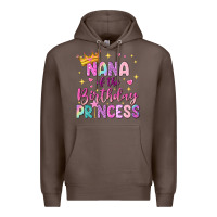 Coffee nana of the birthday princess Premium Hoodie - NancyCooperArtShop