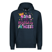 Navy nana of the birthday princess Premium Hoodie - NancyCooperArtShop
