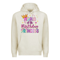 Oatmeal Heather nana of the birthday princess Premium Hoodie - NancyCooperArtShop