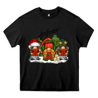 Black Christmas choir gnomes Heavy Core Tee - BarkalooDesign