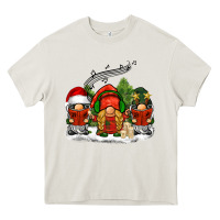 Cream Christmas choir gnomes Heavy Core Tee - BarkalooDesign
