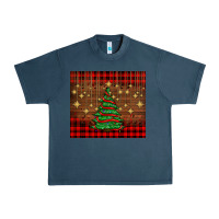Midnight Navy Christmas trees Urban Heavy Tee - AdoDesignShop