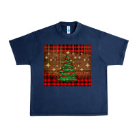 Navy Christmas trees Urban Heavy Tee - AdoDesignShop