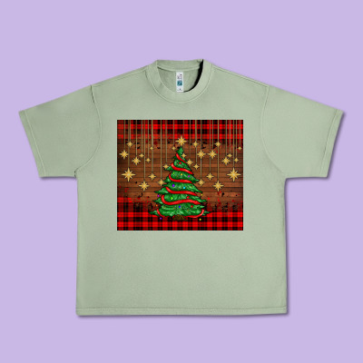 Christmas Trees Urban Heavy Tee Designed By Adodesignshop
