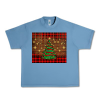Pebble Blue Christmas trees Urban Heavy Tee - AdoDesignShop