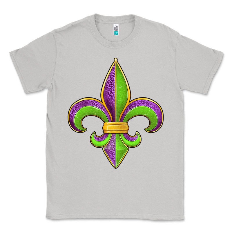 Mardi Gras Fleur De Lis Leopard Classic Tee by Jasminsmagicworld | Teevron