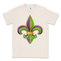 Natural mardi gras fleur de lis leopard Classic Tee - Jasminsmagicworld