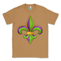 Toasted Coconut mardi gras fleur de lis leopard Classic Tee - Jasminsmagicworld