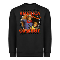 Black make america cowboy again Heavyweight Sweatshirt - AdoDesignShop