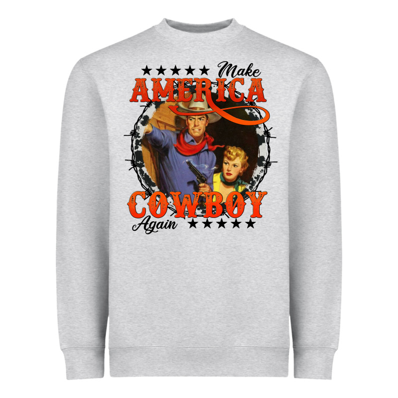 Make America Cowboy Again Heavyweight Sweatshirt by AdoDesignShop | Teevron