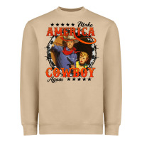Mushroom make america cowboy again Heavyweight Sweatshirt - AdoDesignShop