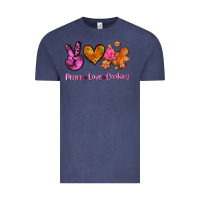 Vintage Denim peace love cookies Vintage Tee - AdoDesignShop