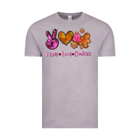 Vintage Zinc peace love cookies Vintage Tee - AdoDesignShop