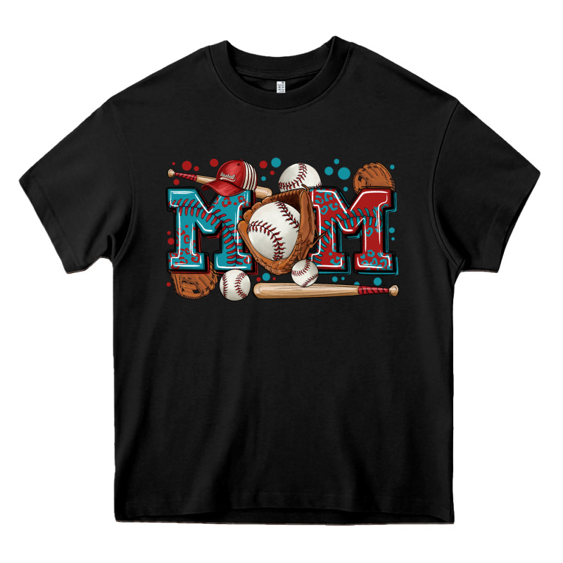 Mom Baseball Heavy Core Tee by Zillion Design Studio | Teevron