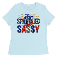Star Spangled And Sassy Billie Wilder Ladies Tee | Teevron