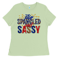 Matcha star spangled and sassy billie wilder Ladies Tee - texasbilliewilder