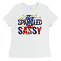 White star spangled and sassy billie wilder Ladies Tee - texasbilliewilder