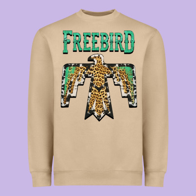 Freebird Native American Heavyweight Sweatshirt Designed By Adodesignshop