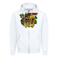 White black history vibes Zipper Hoodie - NancyCooperArtShop