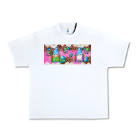White Western Easter Day Gnomes With Eggs Urban Heavy Tee - Artiststas