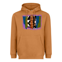Meerkat Purple Glitter Western Farm Life Brush Strokes Heavyweight Hoodie - Bettercallsaul