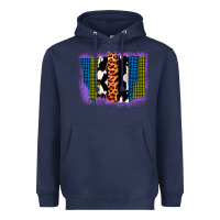 Navy Purple Glitter Western Farm Life Brush Strokes Heavyweight Hoodie - Bettercallsaul