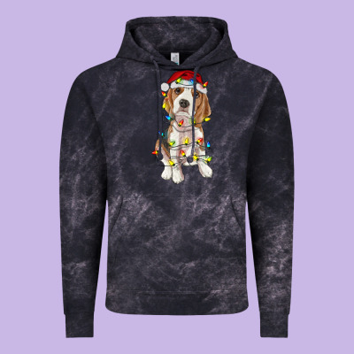 Christmas Beagle Vintage Hoodie Designed By Ranaportraitstore