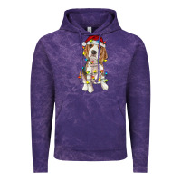 Cloud Purple christmas beagle Vintage Hoodie - RanaPortraitStore
