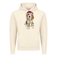 Vintage Artic christmas beagle Vintage Hoodie - RanaPortraitStore