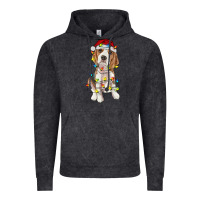 Vintage Black christmas beagle Vintage Hoodie - RanaPortraitStore
