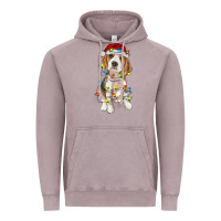 Vintage Zinc christmas beagle Vintage Hoodie - RanaPortraitStore