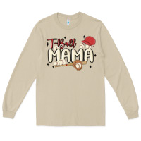Mushroom t ball mama baseball Long Sleeve Tee - MaliasSmallBusiness
