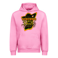 Fuchsia Pink Remember your roots Urban Hoodie - HowdyJamesFarm