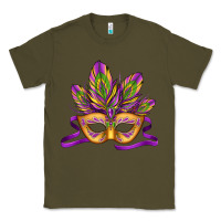 Army Green mardi gras carnival mask Classic Tee - Jasminsmagicworld