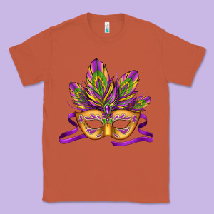 Mardi Gras Carnival Mask Classic Tee Designed By Jasminsmagicworld