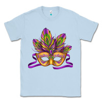 Dusty Blue mardi gras carnival mask Classic Tee - Jasminsmagicworld