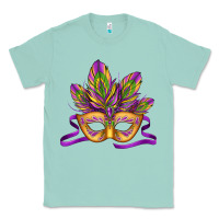 Seafoam mardi gras carnival mask Classic Tee - Jasminsmagicworld