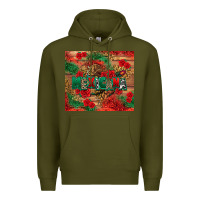 Army Green Mexicana Premium Hoodie - texasbilliewilder